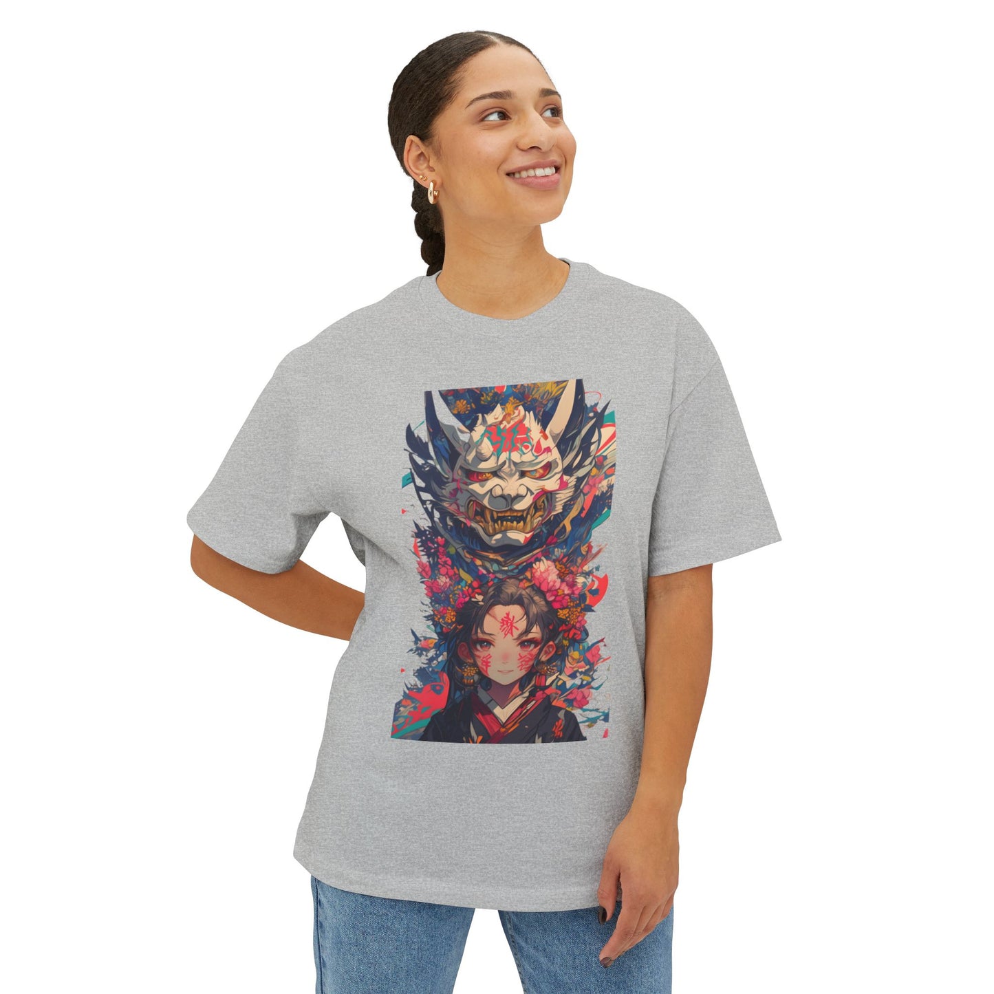 Oni Warrior Emblem Boxy Tee