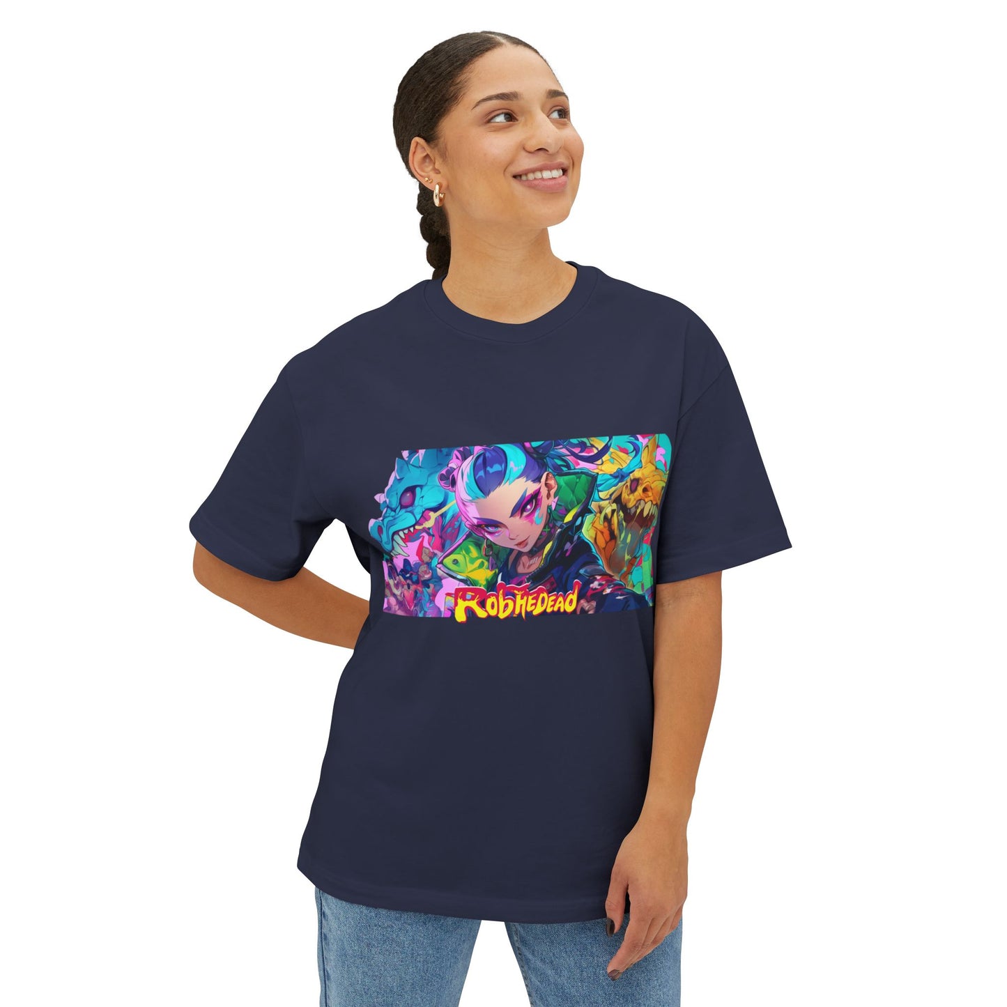 DinoRAWR Hip Hop Anime Girl T-Shirt