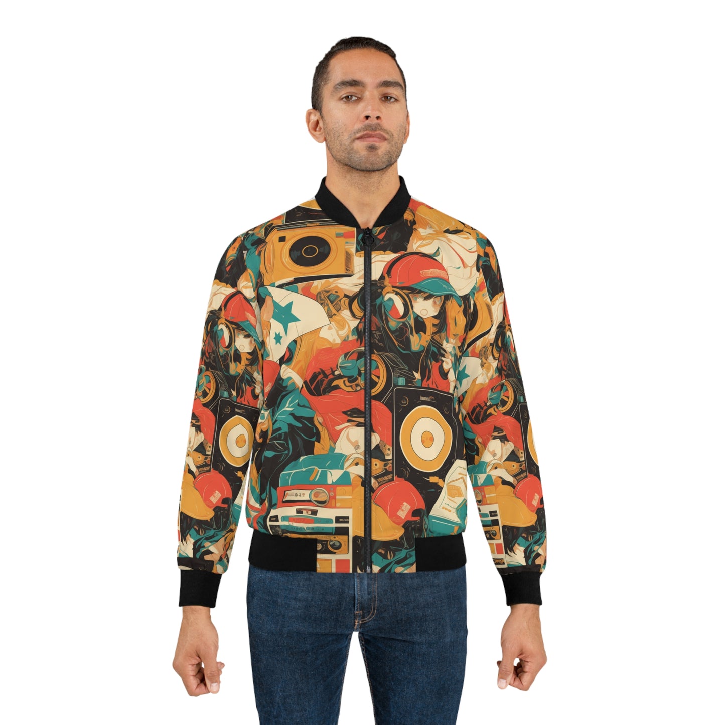 Anime Hip Hop (#1) Men's Bomber Jacket