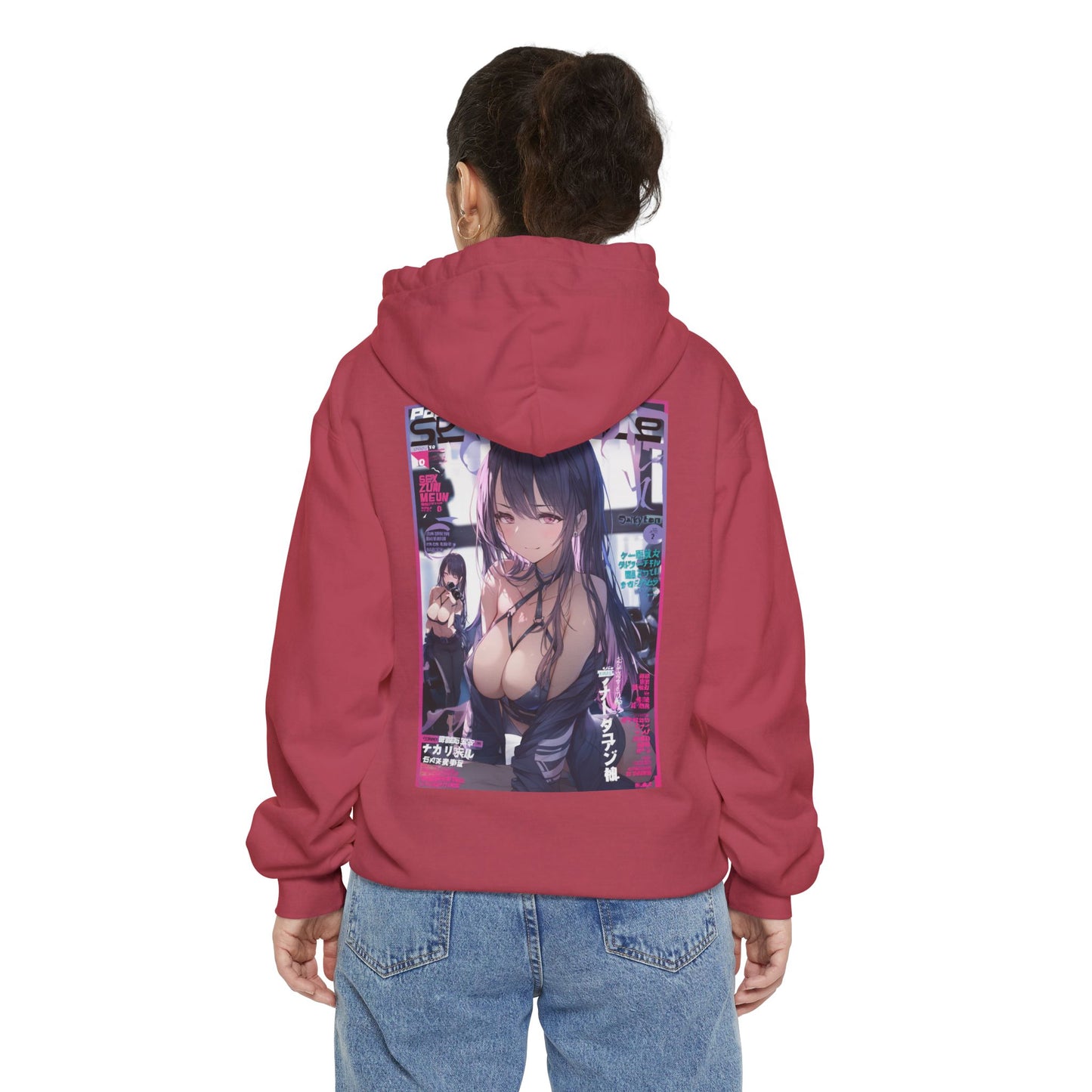 Faux Sexy Anime Girl Magazine Cover (#3) Hoodie