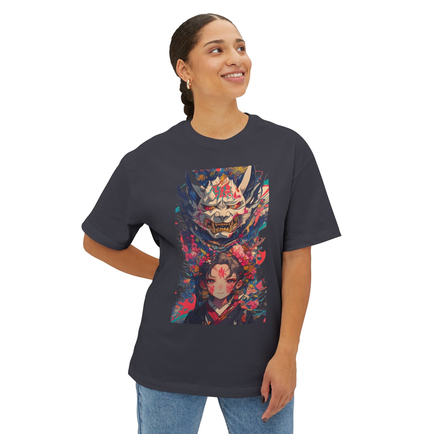 Oni Warrior Emblem Boxy Tee