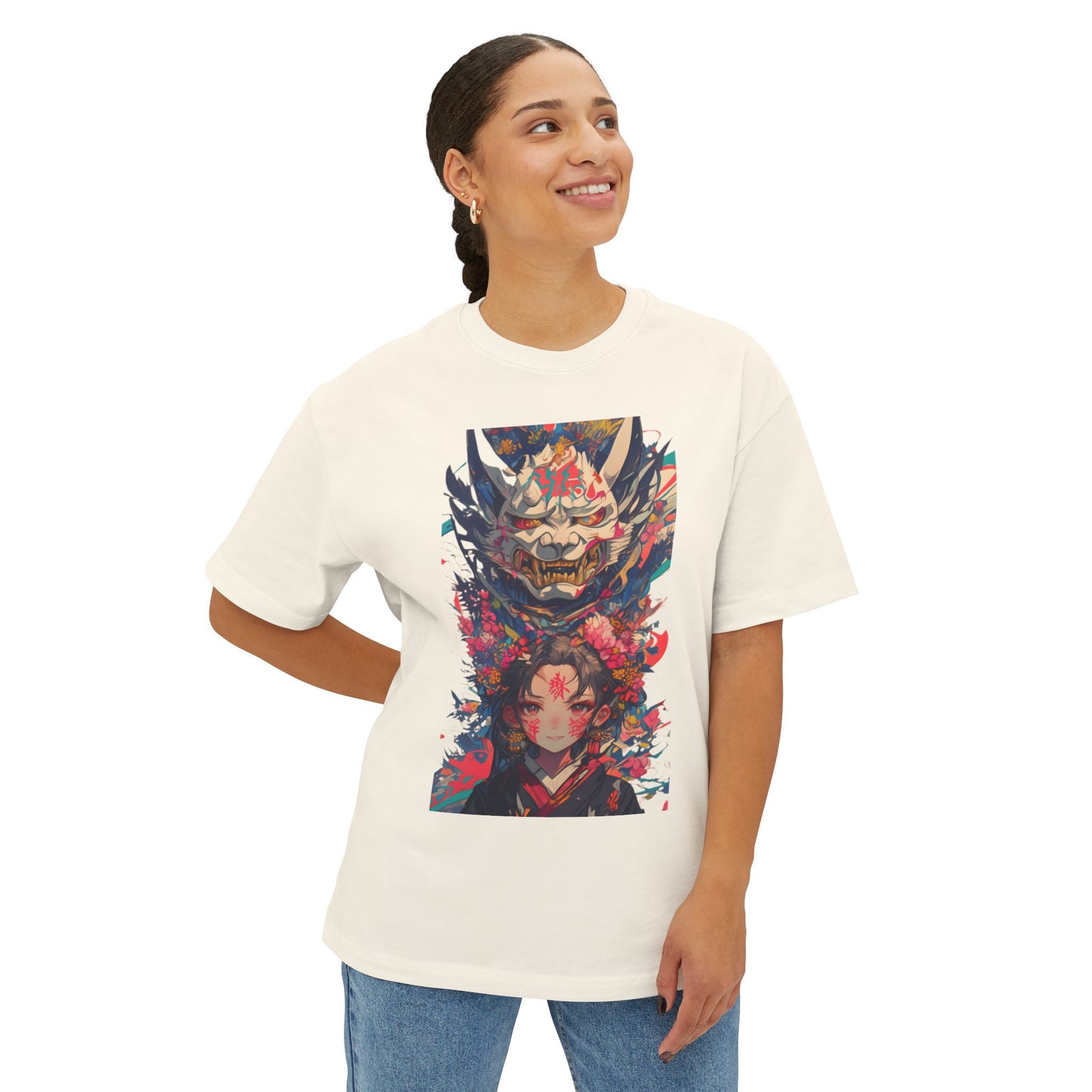 Oni Warrior Emblem Boxy Tee