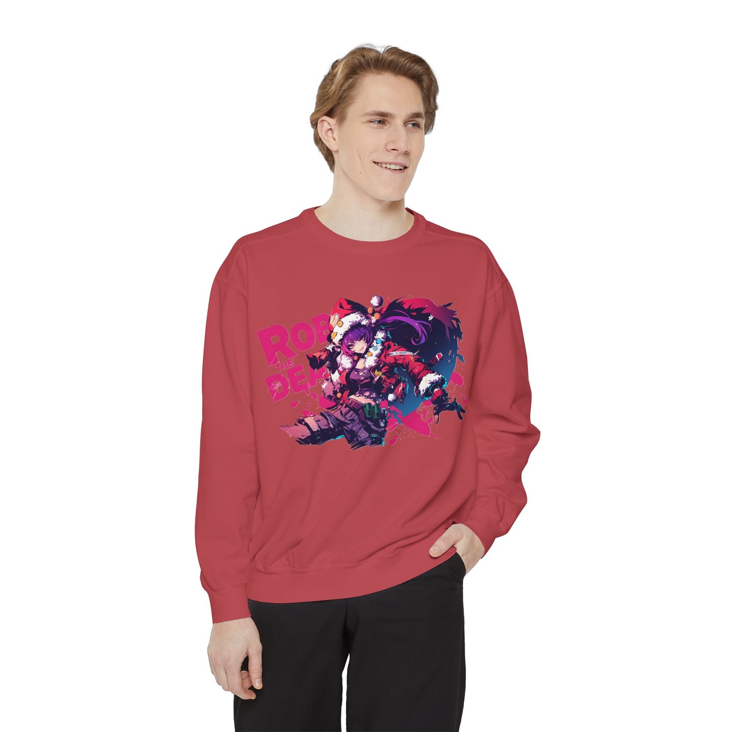 Sweatshirt Holiday Gift Delivery Anime Girl