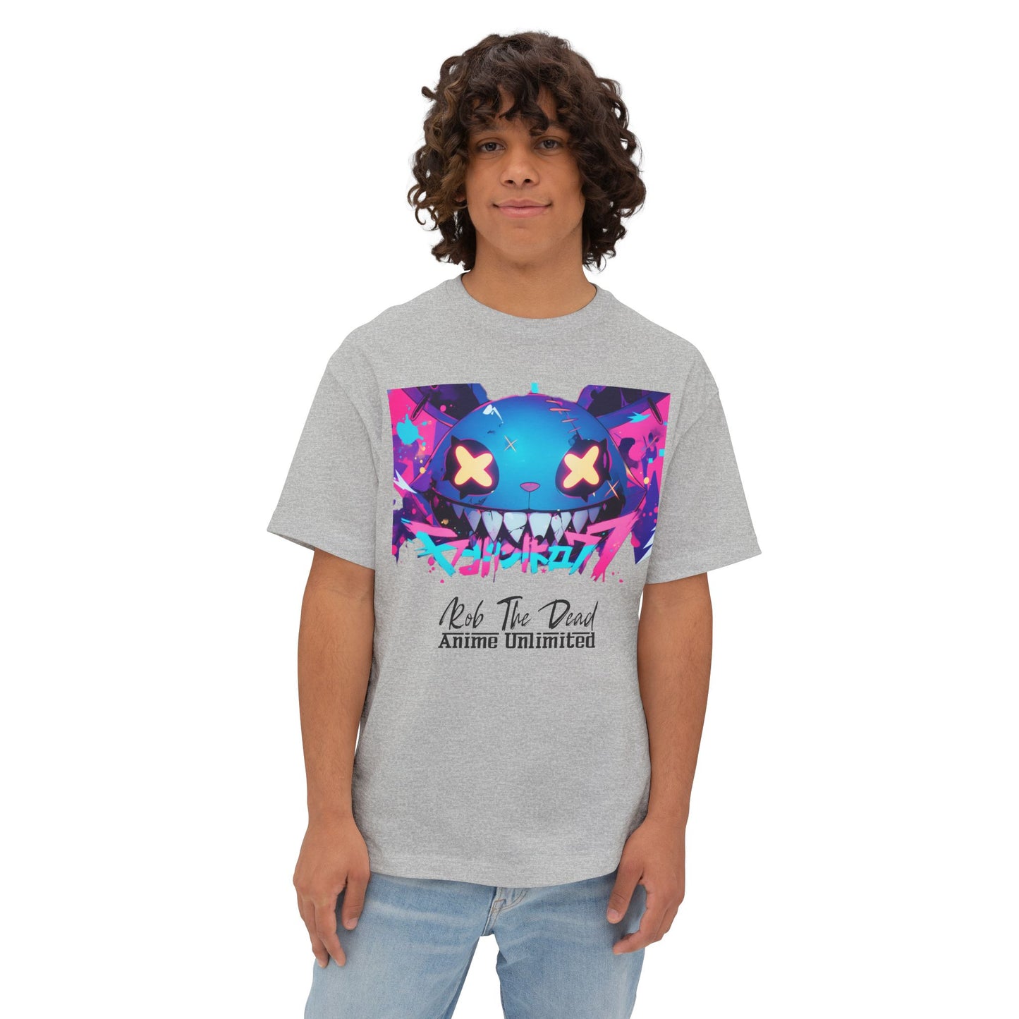 Kawaii Doom Bunny Unisex Oversized Boxy Tee