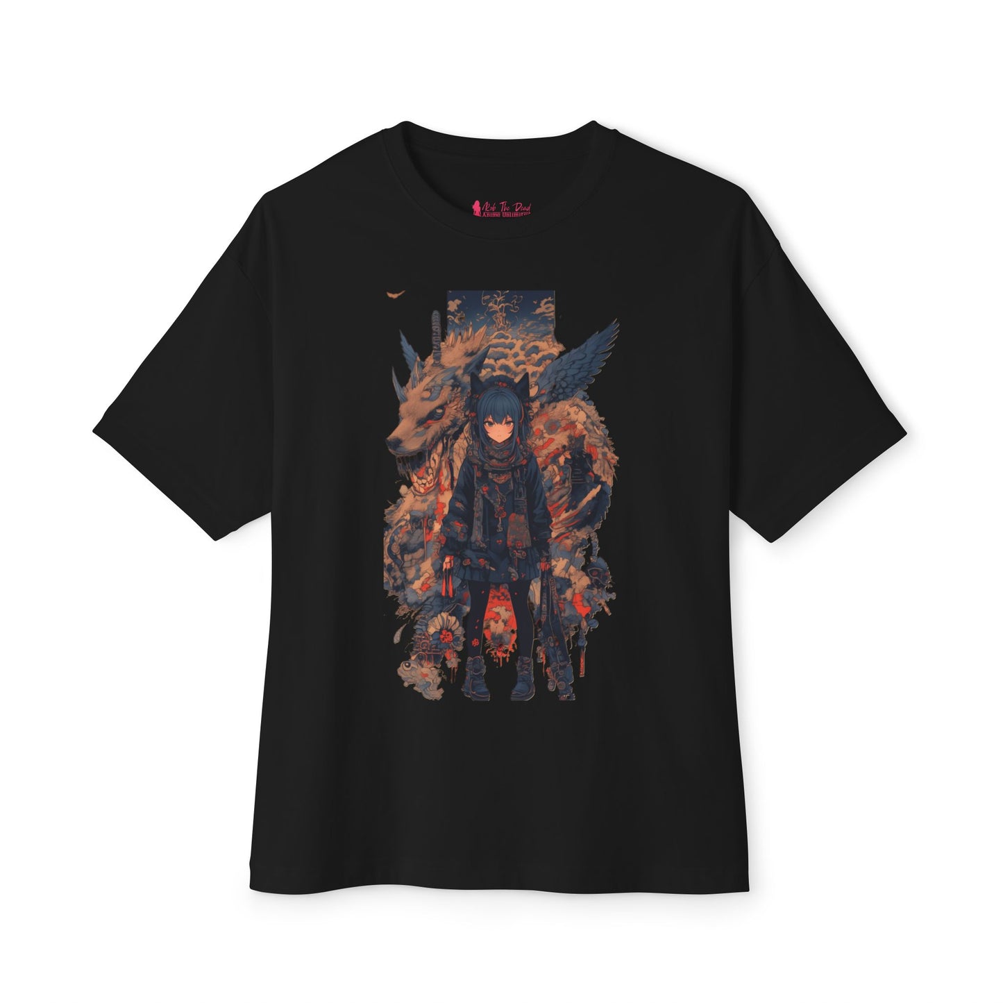 Oversized T-Shirt Dragon Warrior Emblem Tee