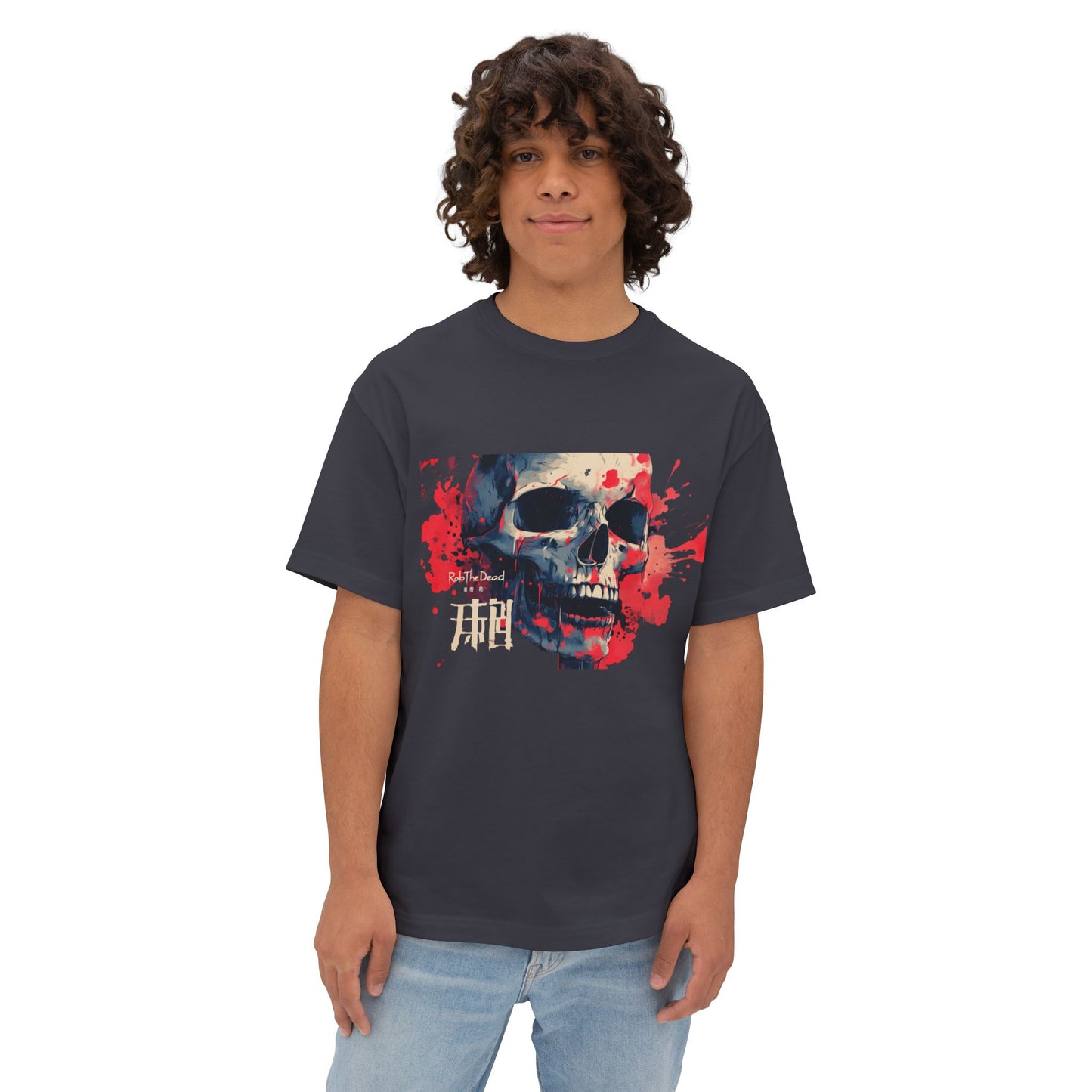 Skull and Splatter Design Shirt