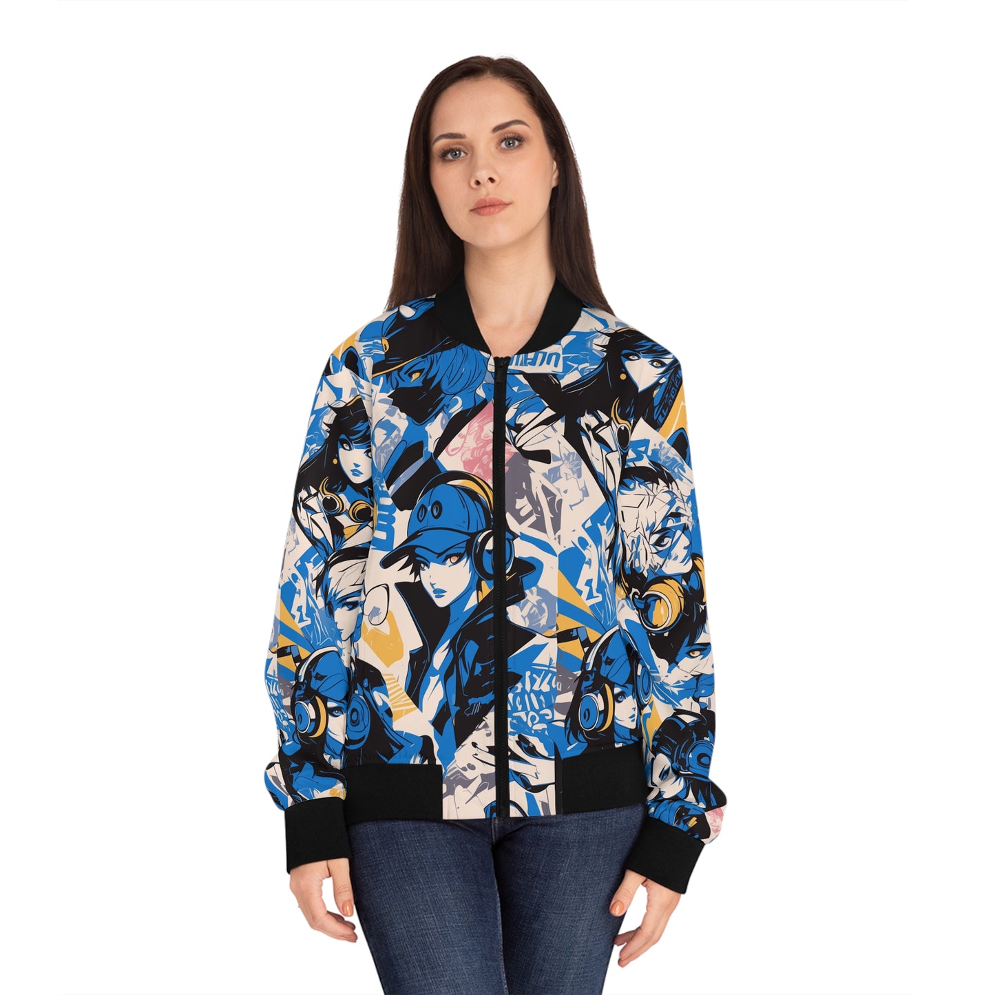 Anime Hip Hop (#2) Women's Bomber Jacket