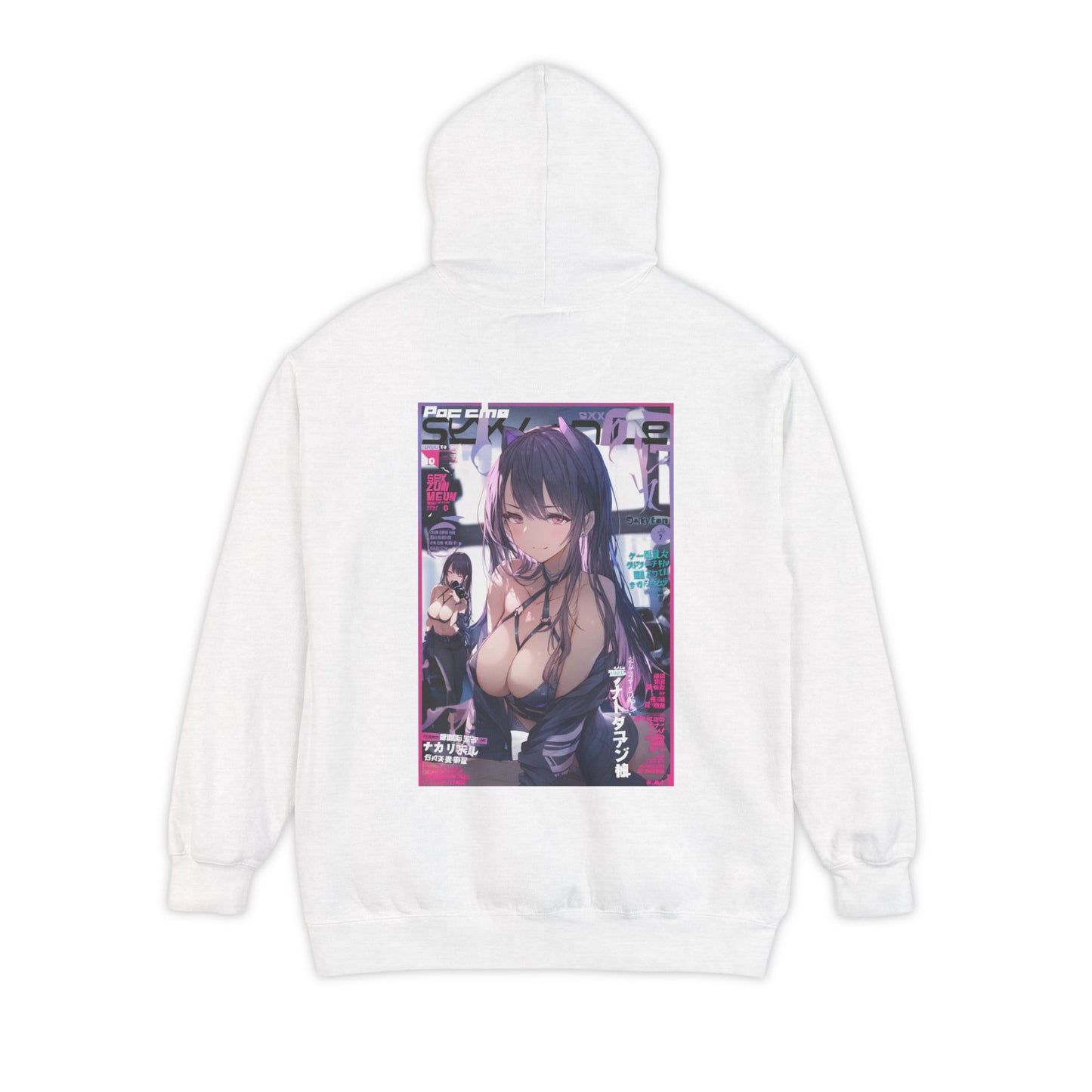 Faux Sexy Anime Girl Magazine Cover (#3) Hoodie