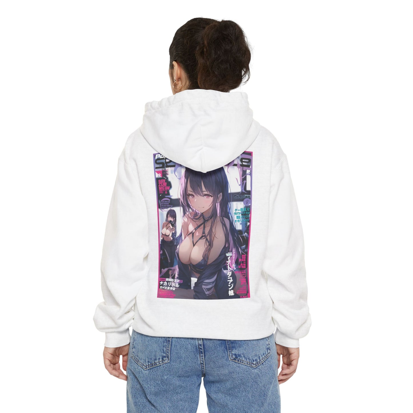 Faux Sexy Anime Girl Magazine Cover (#3) Hoodie