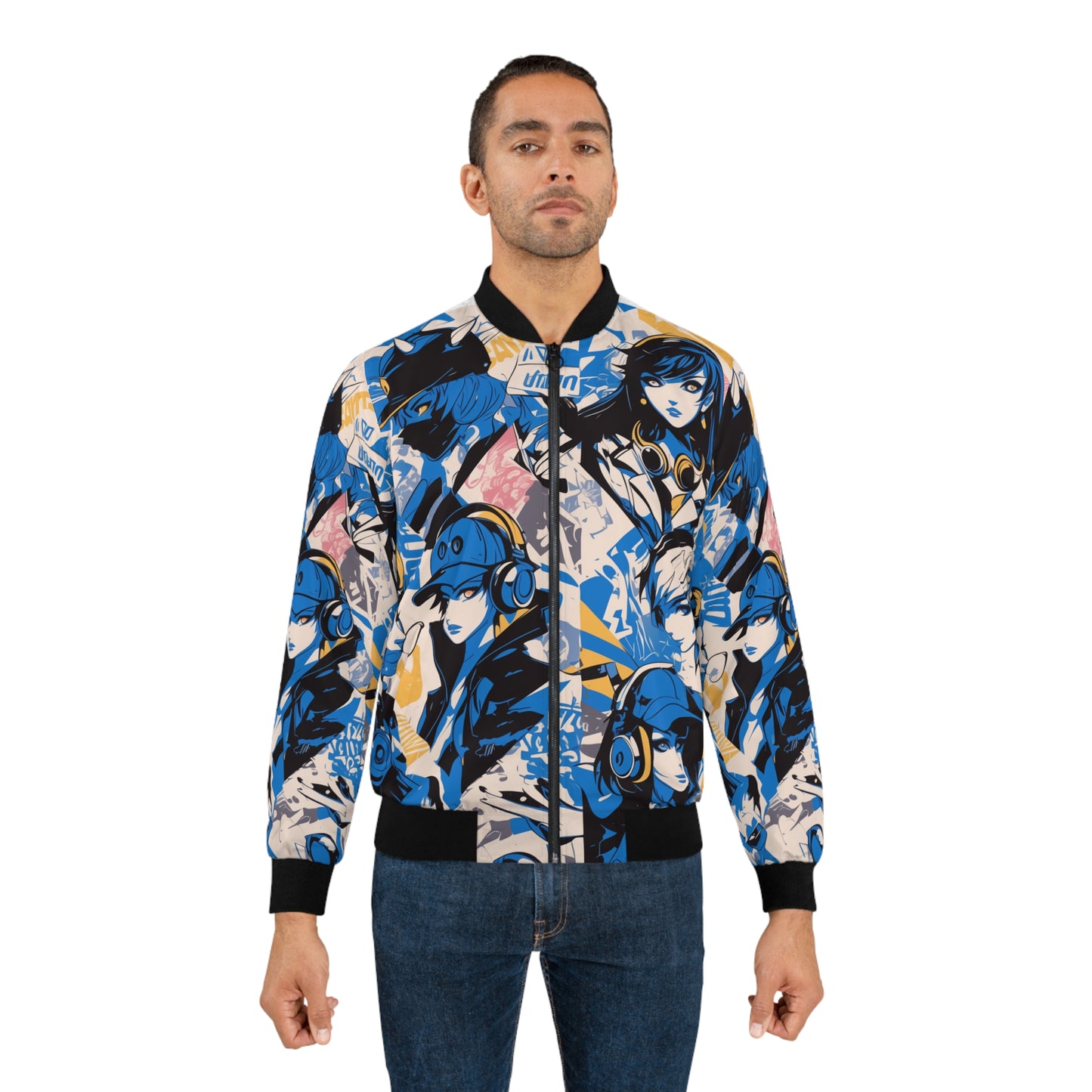 Anime Hip Hop (#2) Men's Bomber Jacket