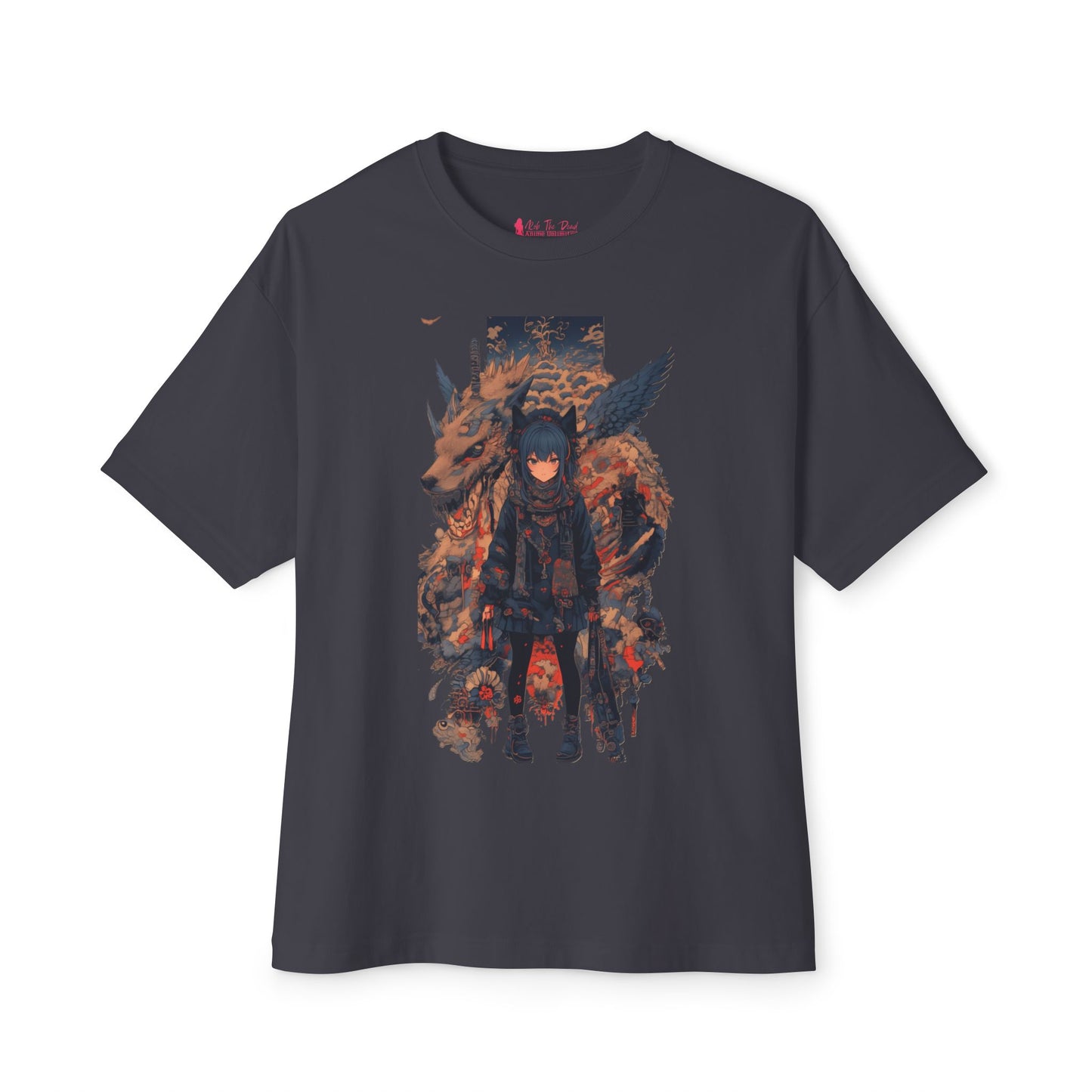 Oversized T-Shirt Dragon Warrior Emblem Tee