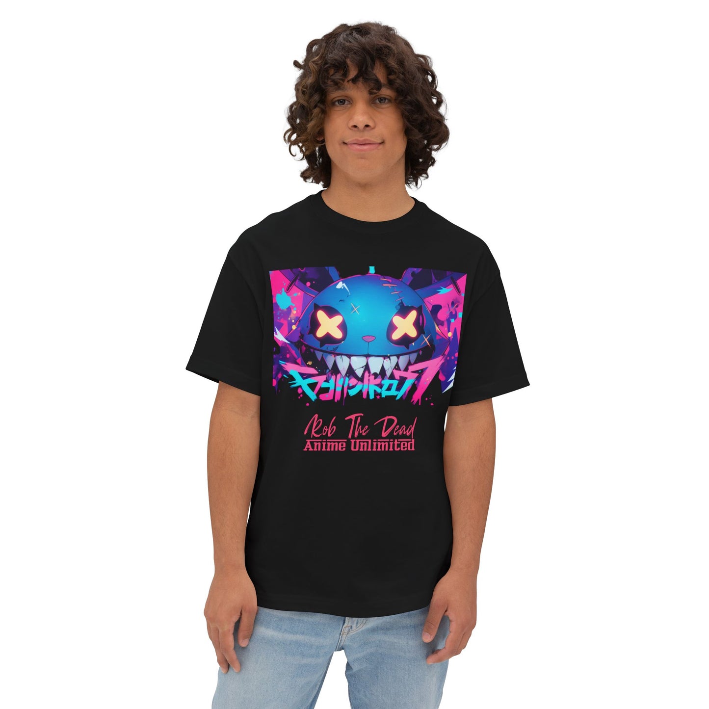 Kawaii Doom Bunny Unisex Oversized Boxy Tee