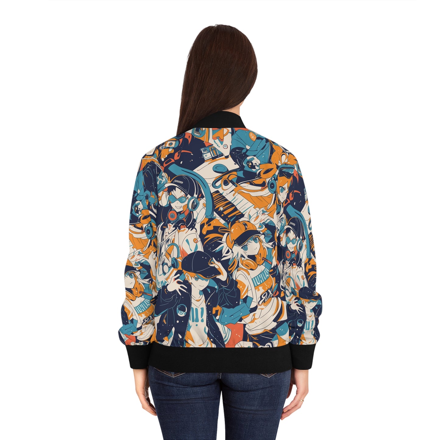 Anime Hip Hop (#3) Women's Bomber Jacket