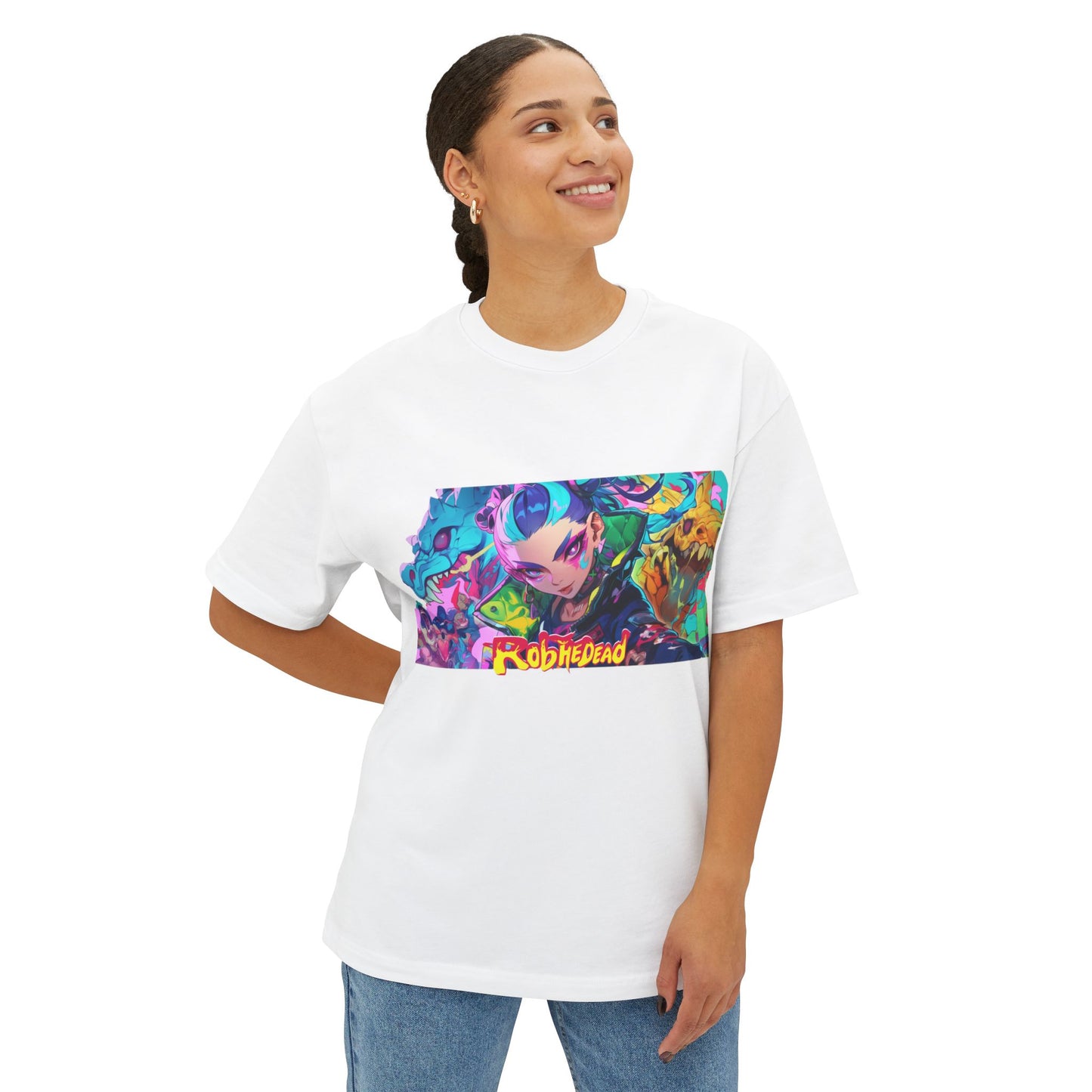 DinoRAWR Hip Hop Anime Girl T-Shirt