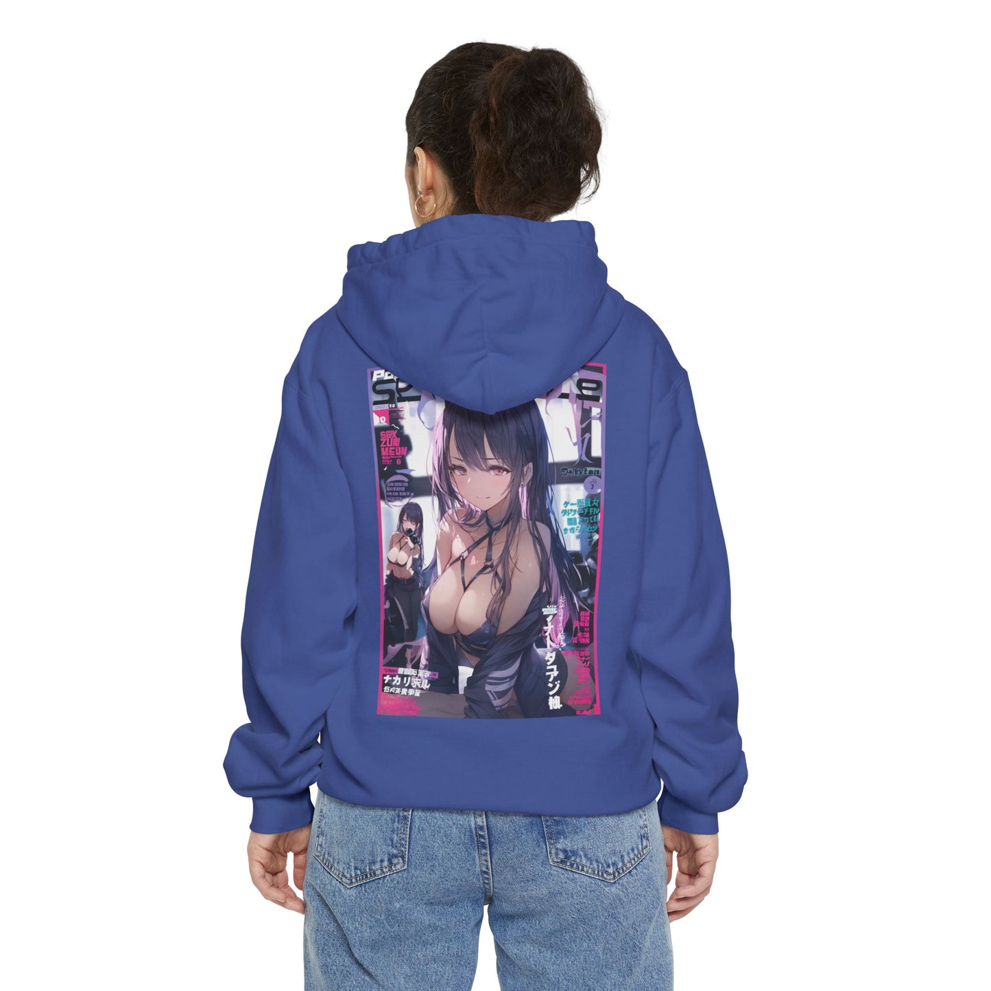 Faux Sexy Anime Girl Magazine Cover (#3) Hoodie