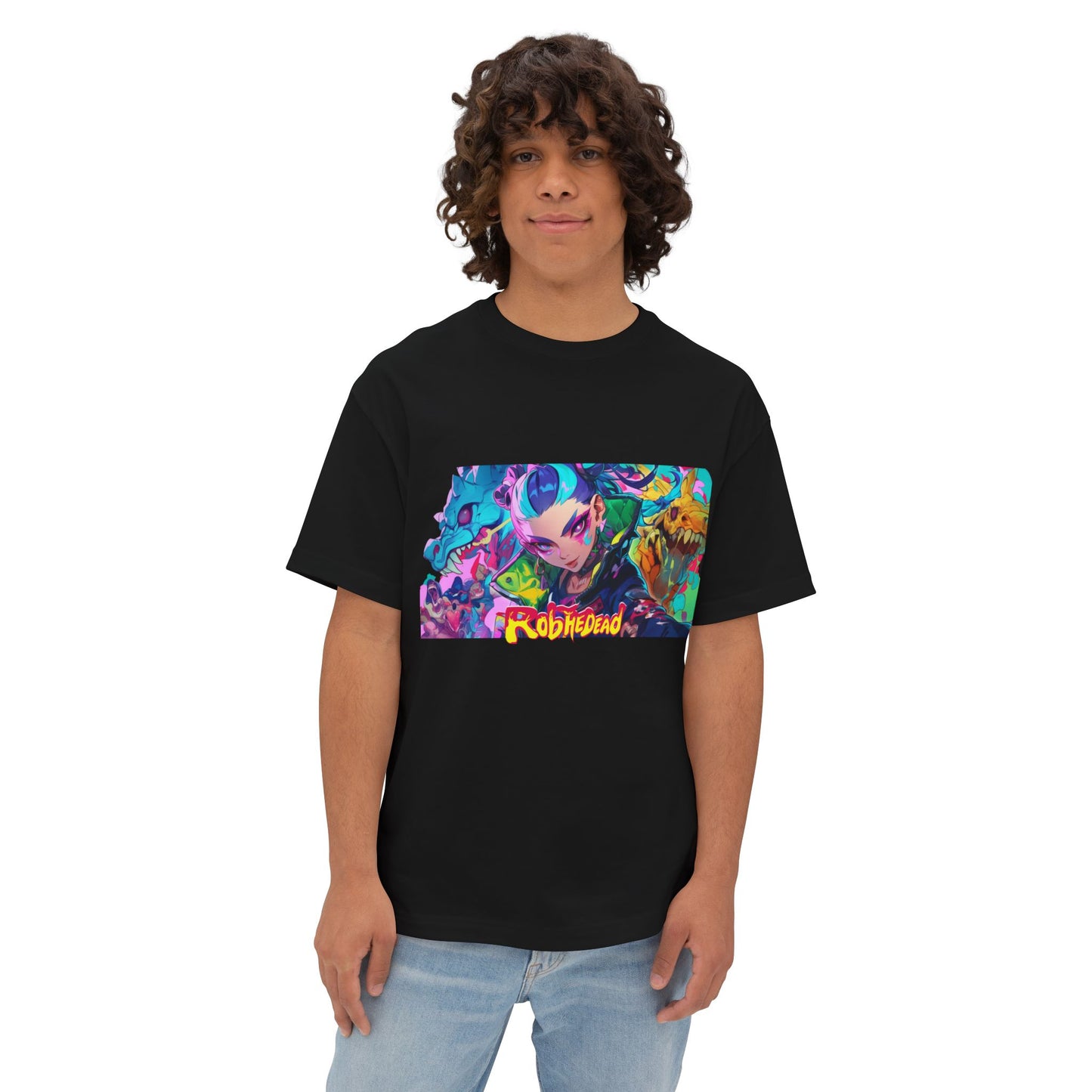 DinoRAWR Hip Hop Anime Girl T-Shirt