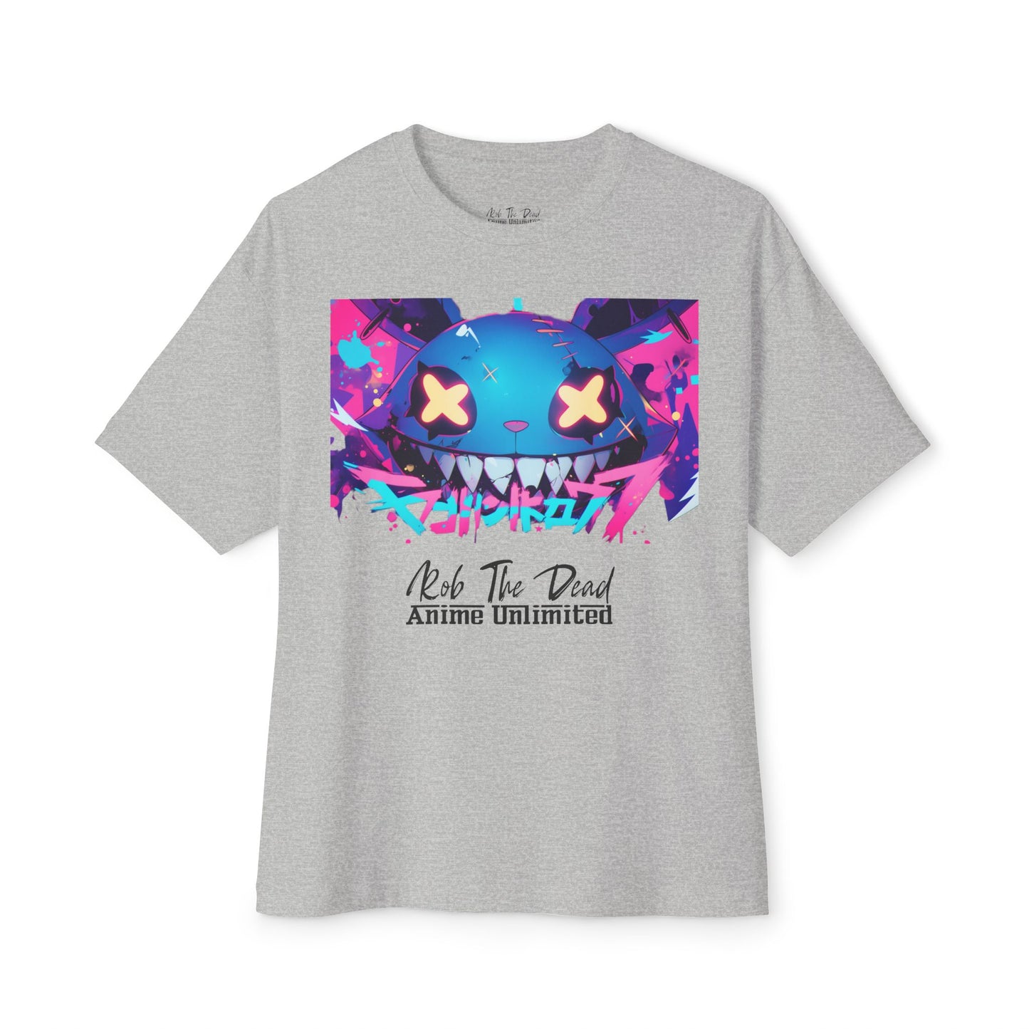 Kawaii Doom Bunny Unisex Oversized Boxy Tee