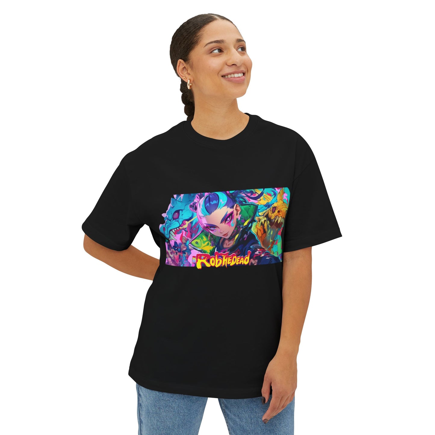 DinoRAWR Hip Hop Anime Girl T-Shirt