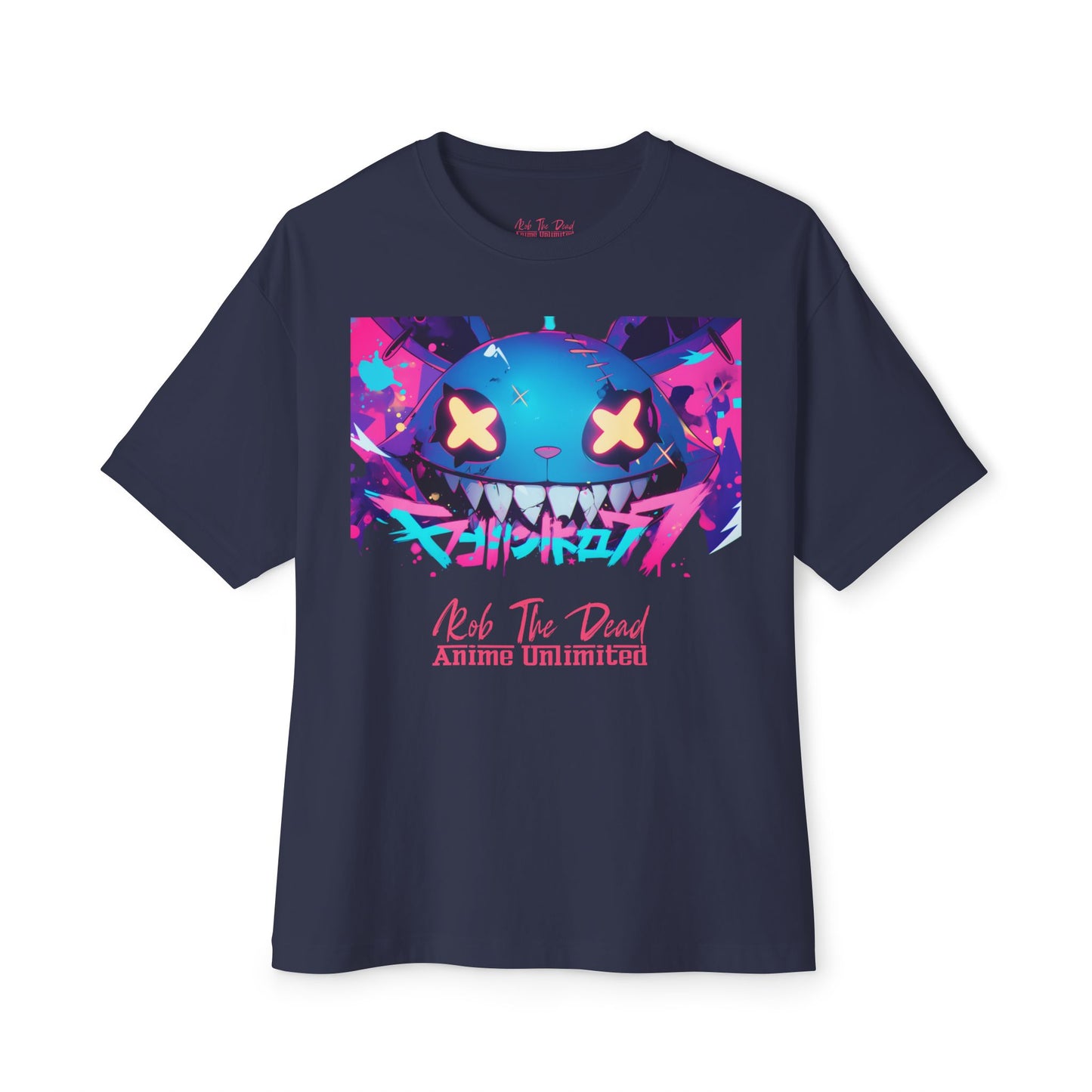 Kawaii Doom Bunny Unisex Oversized Boxy Tee