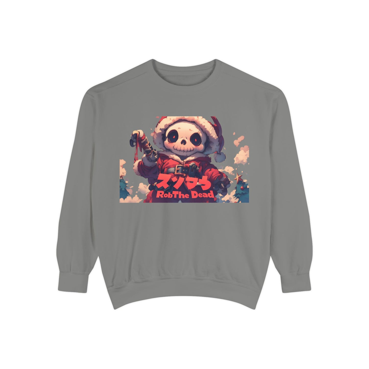 Holiday Skellie Anime Snowman Sweatshirt