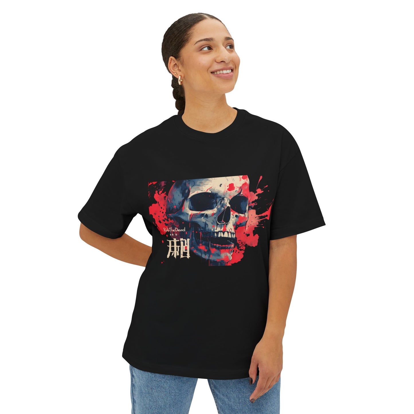 Skull and Splatter Design Shirt