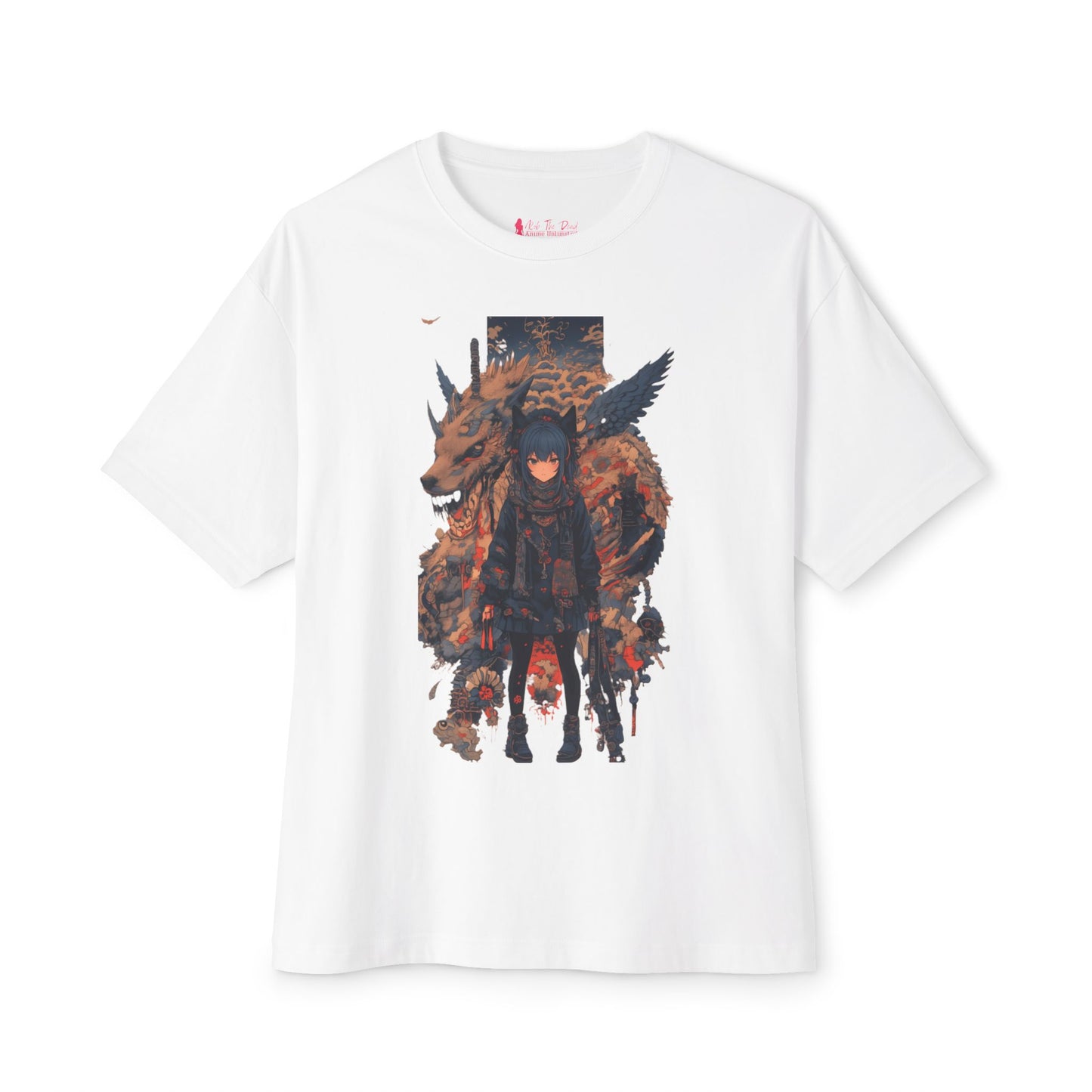 Oversized T-Shirt Dragon Warrior Emblem Tee