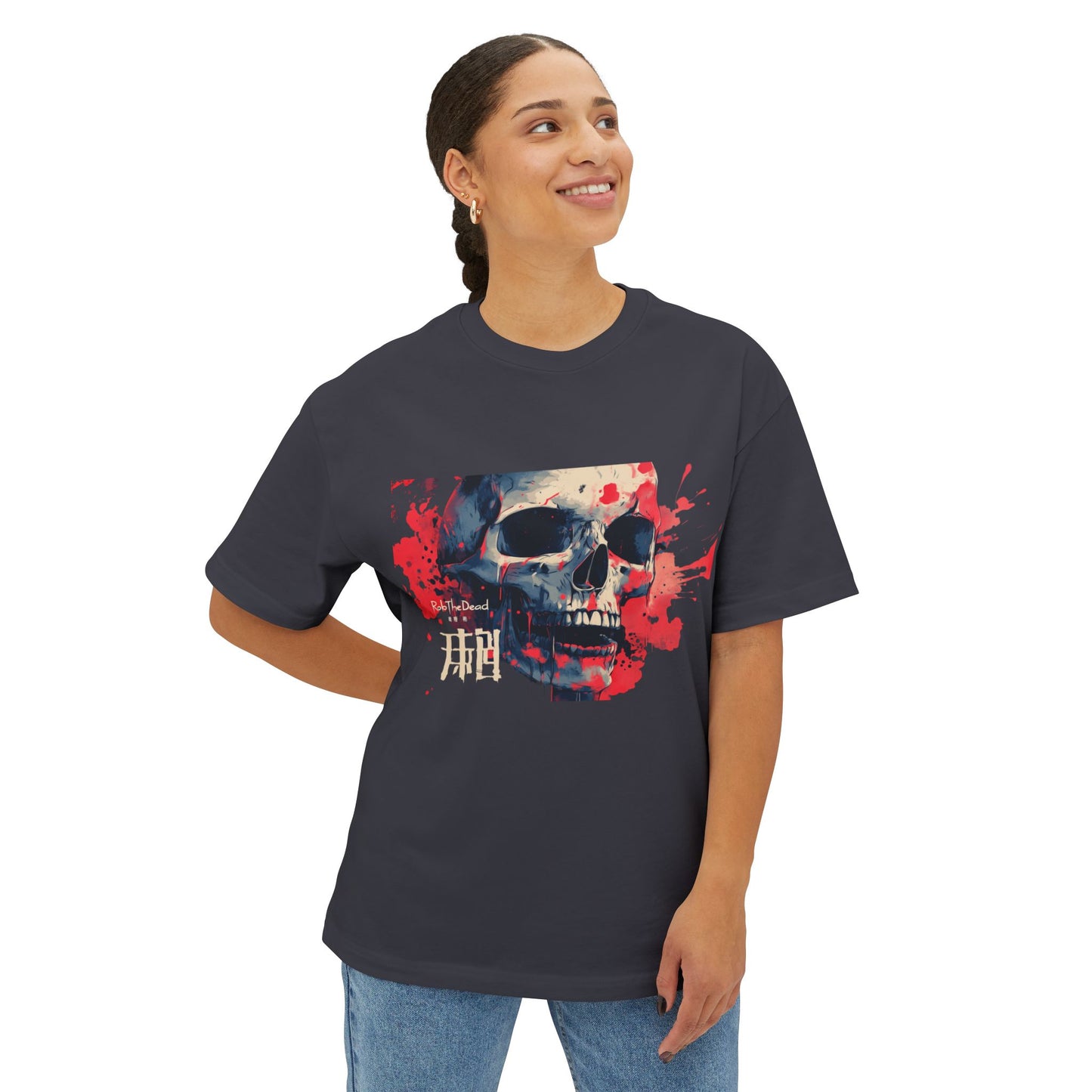 Skull and Splatter Design Shirt