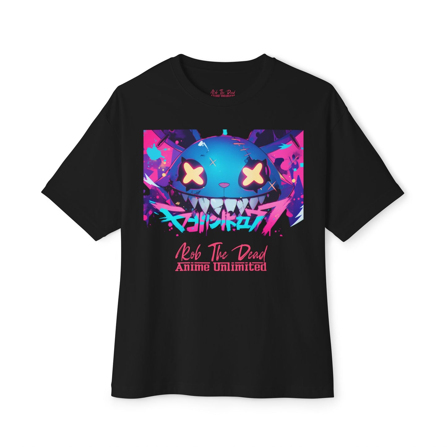 Kawaii Doom Bunny Unisex Oversized Boxy Tee