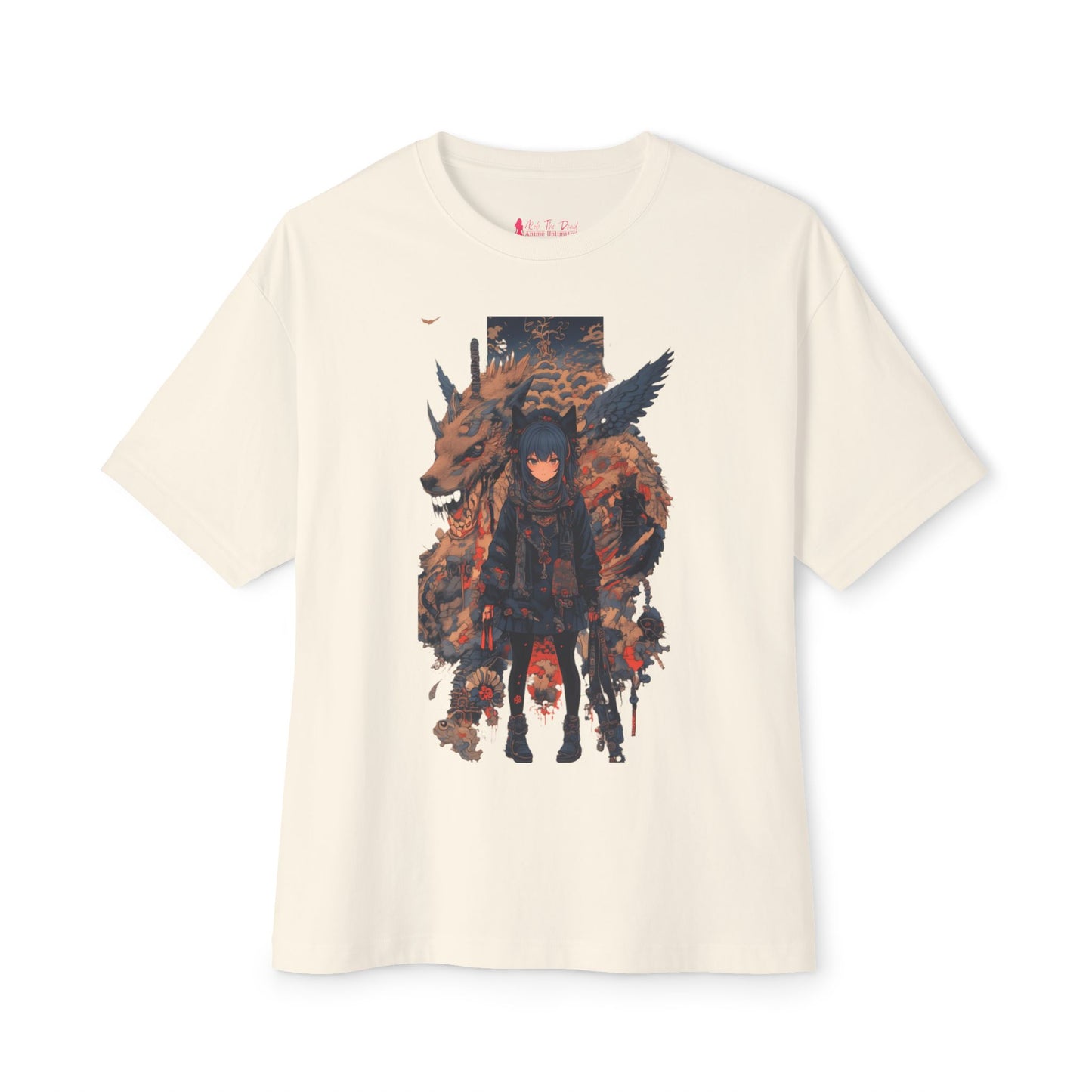 Oversized T-Shirt Dragon Warrior Emblem Tee