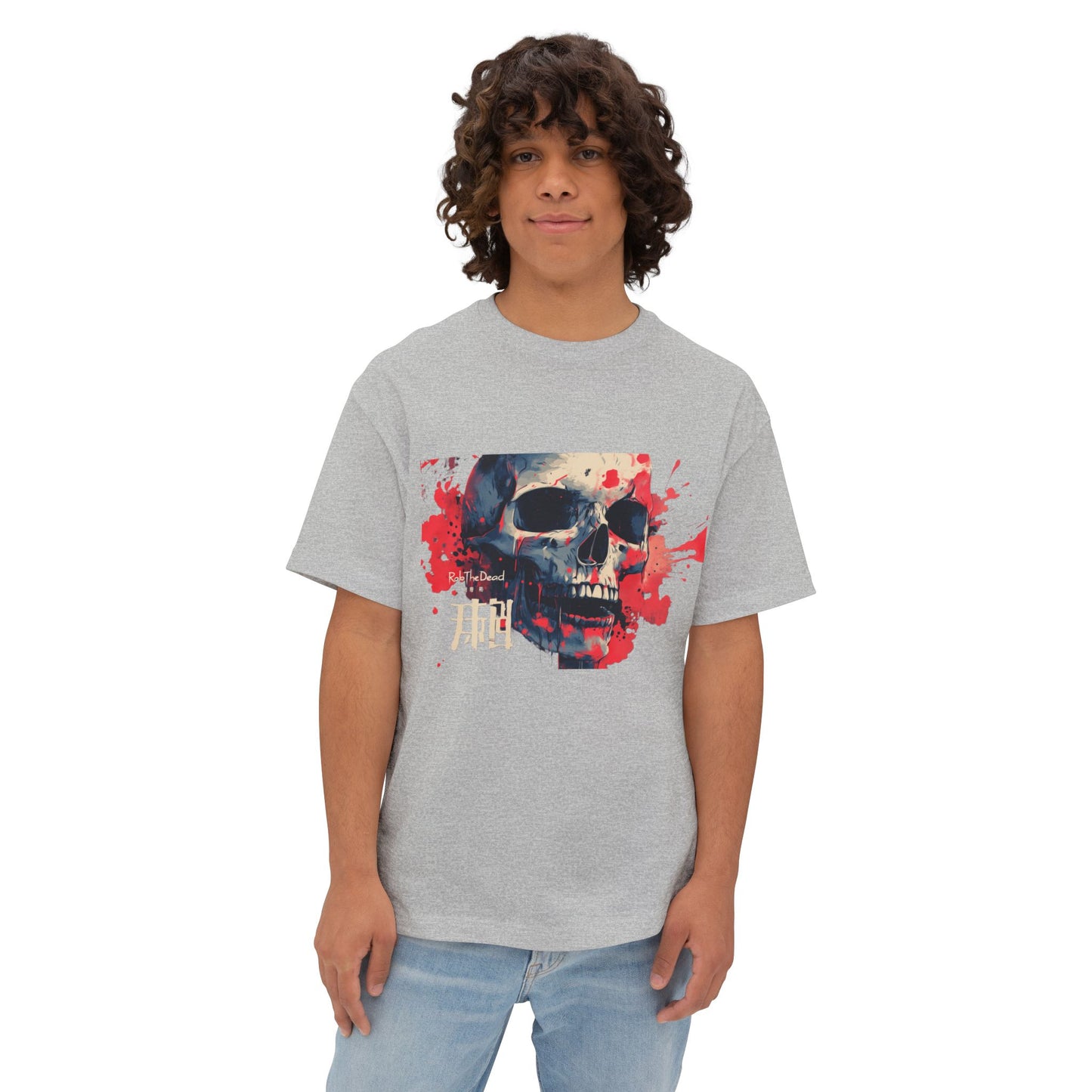 Skull and Splatter Design Shirt