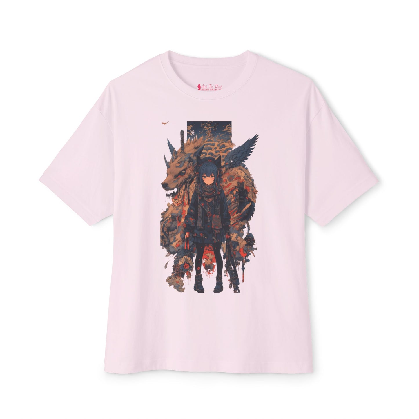 Oversized T-Shirt Dragon Warrior Emblem Tee