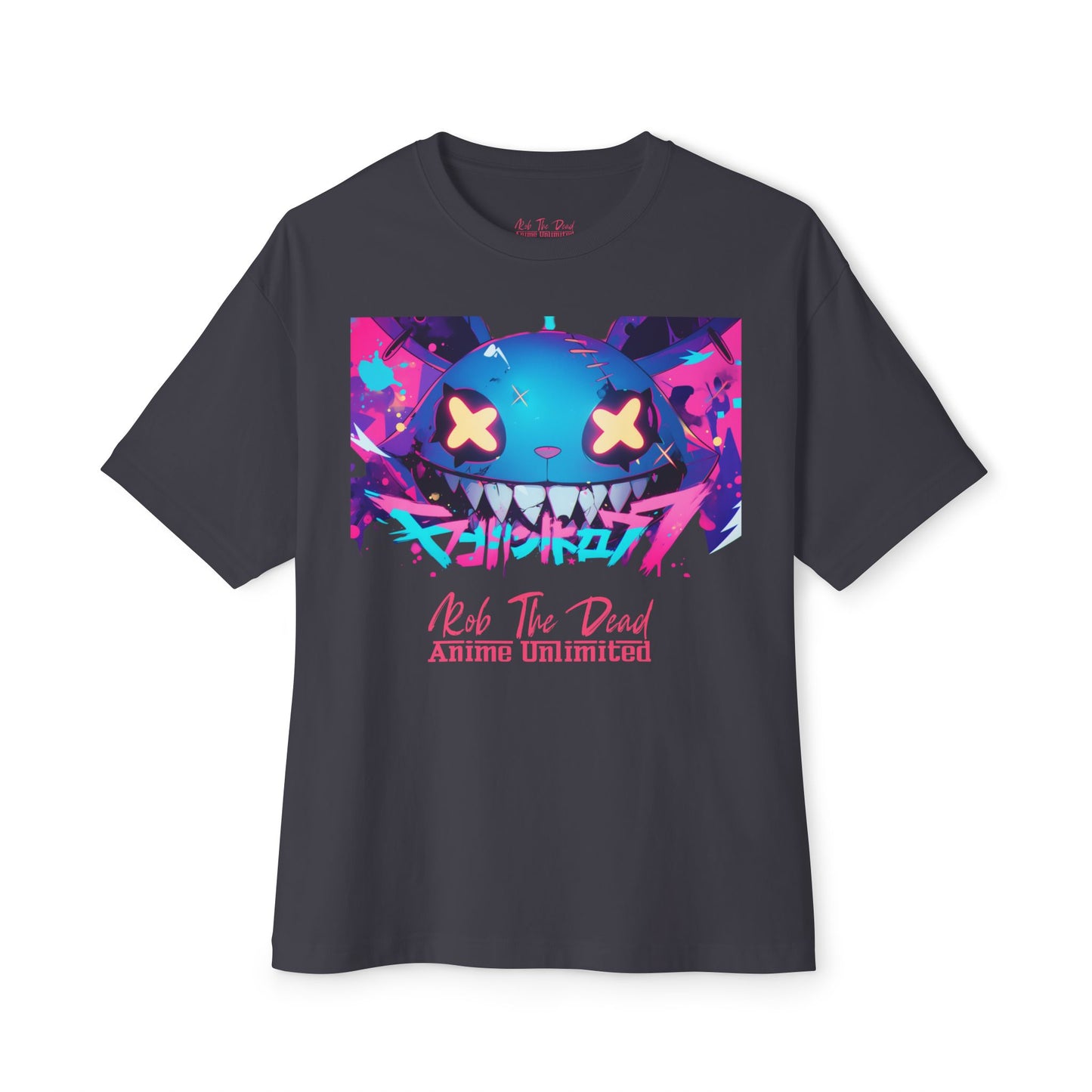 Kawaii Doom Bunny Unisex Oversized Boxy Tee