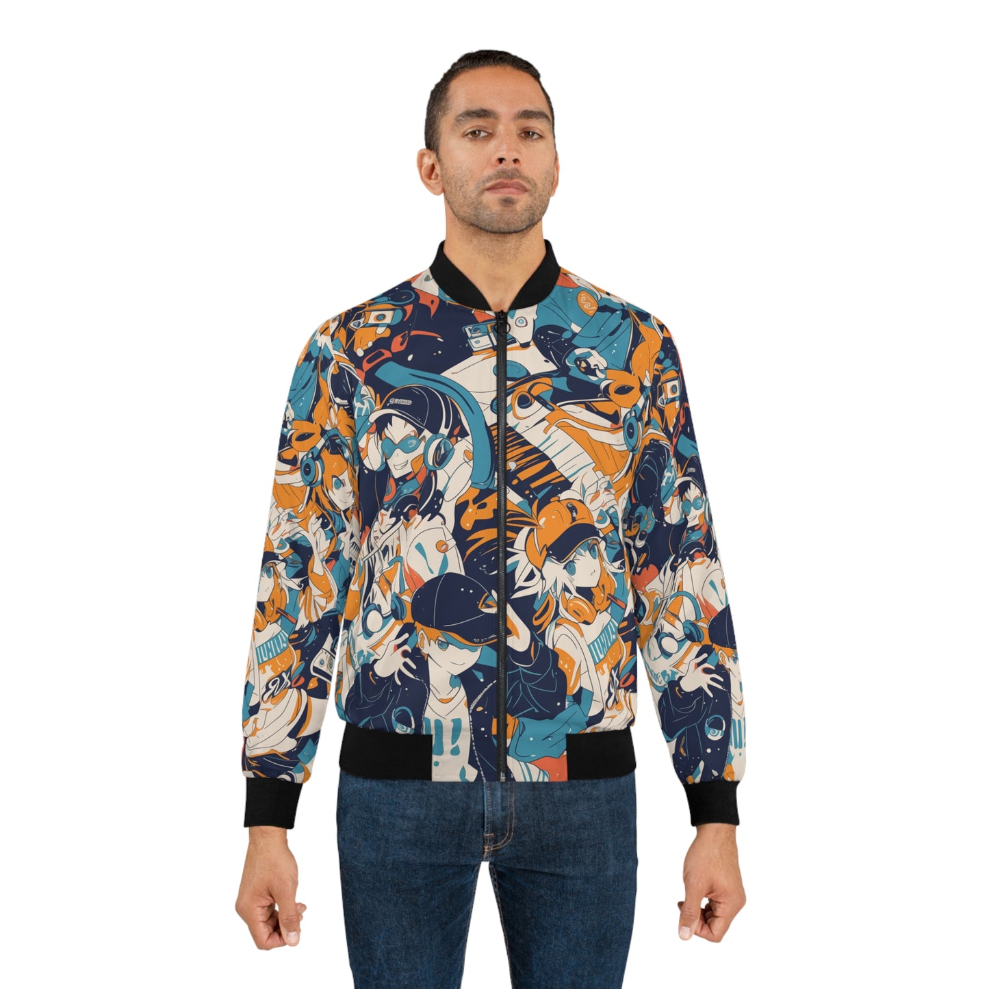 Anime Hip Hop (#3) Men's Bomber Jacket