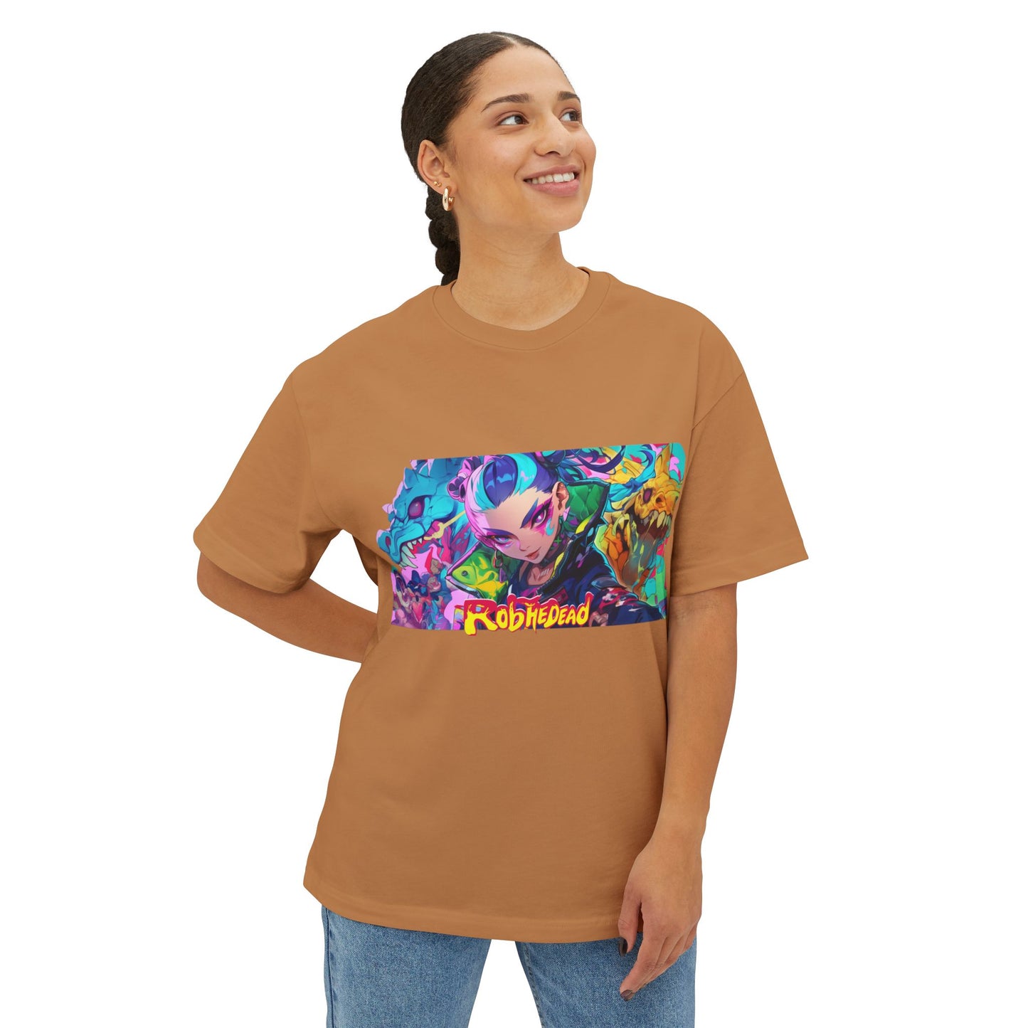 DinoRAWR Hip Hop Anime Girl T-Shirt