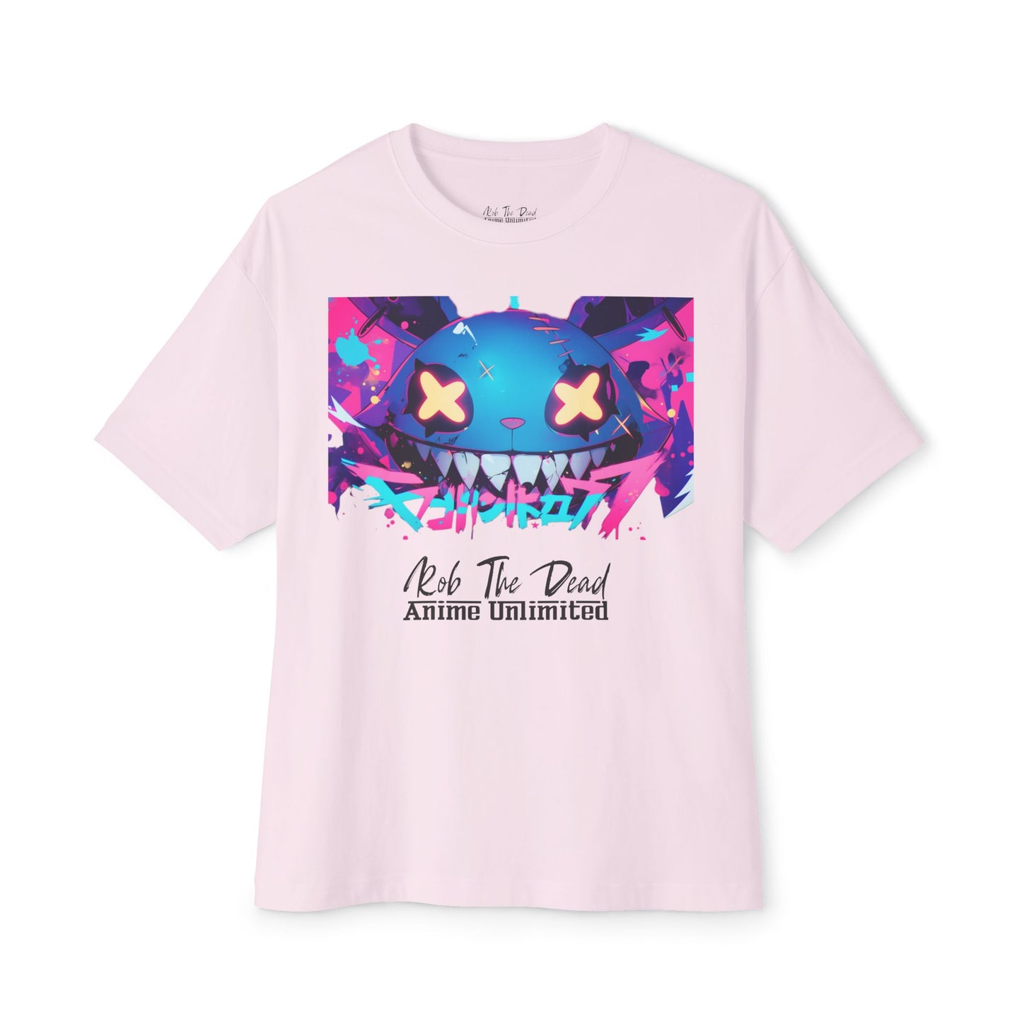 Kawaii Doom Bunny Unisex Oversized Boxy Tee