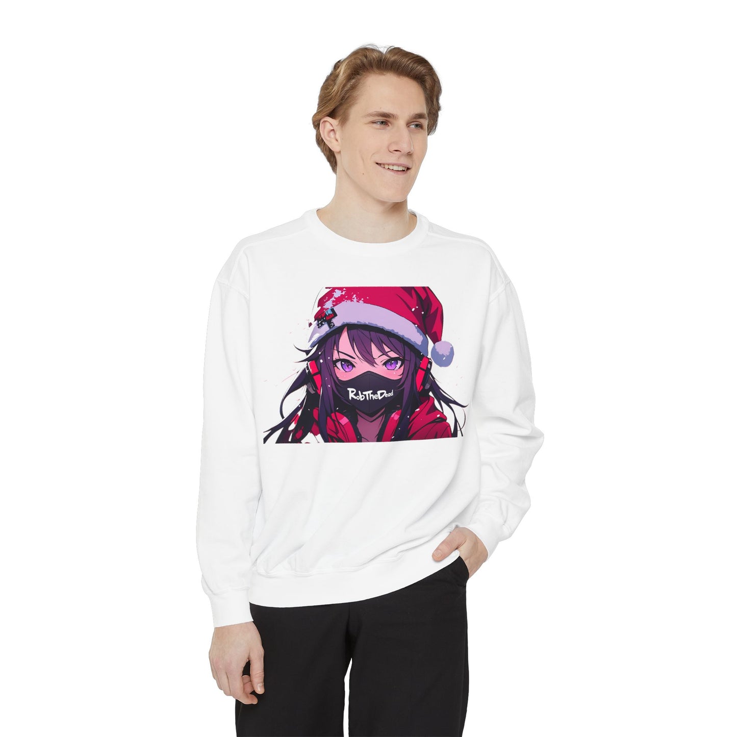 Holiday Santa Hat Sweatshirt