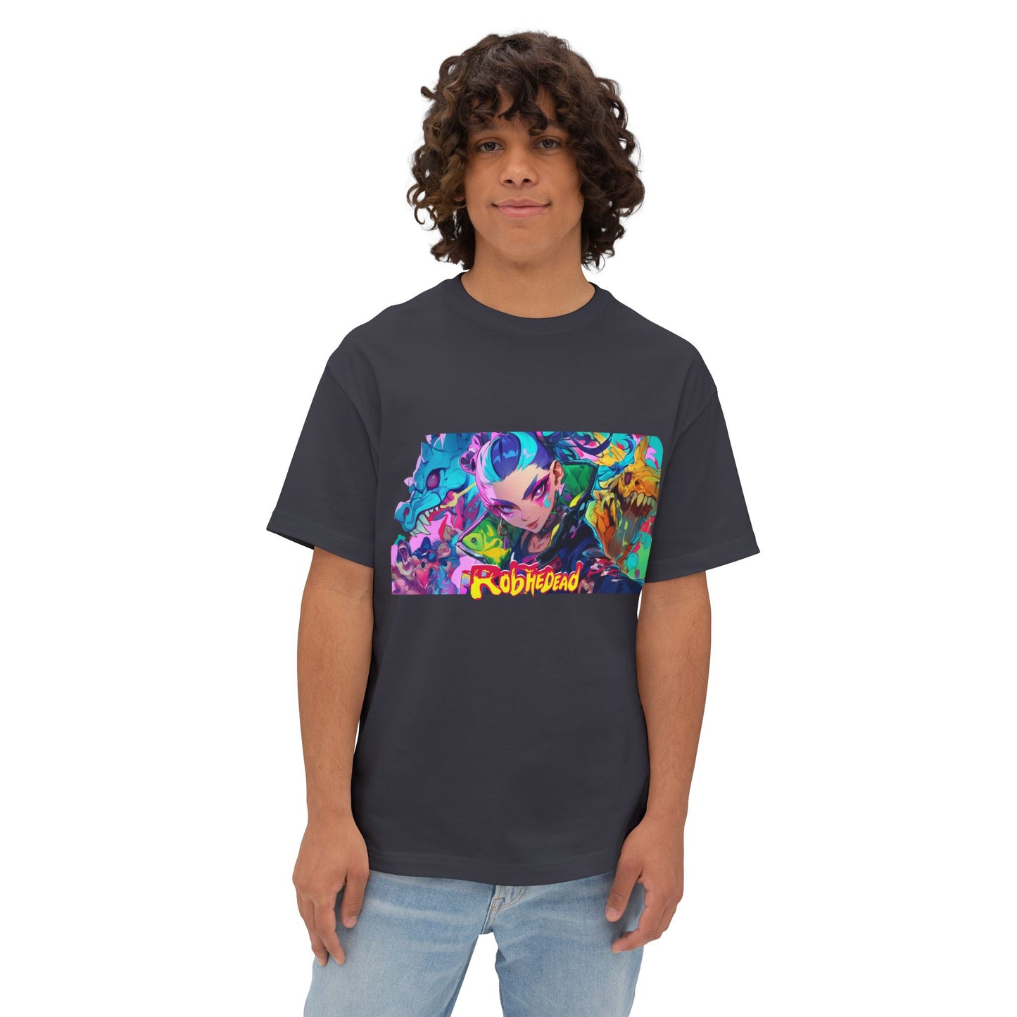 DinoRAWR Hip Hop Anime Girl T-Shirt