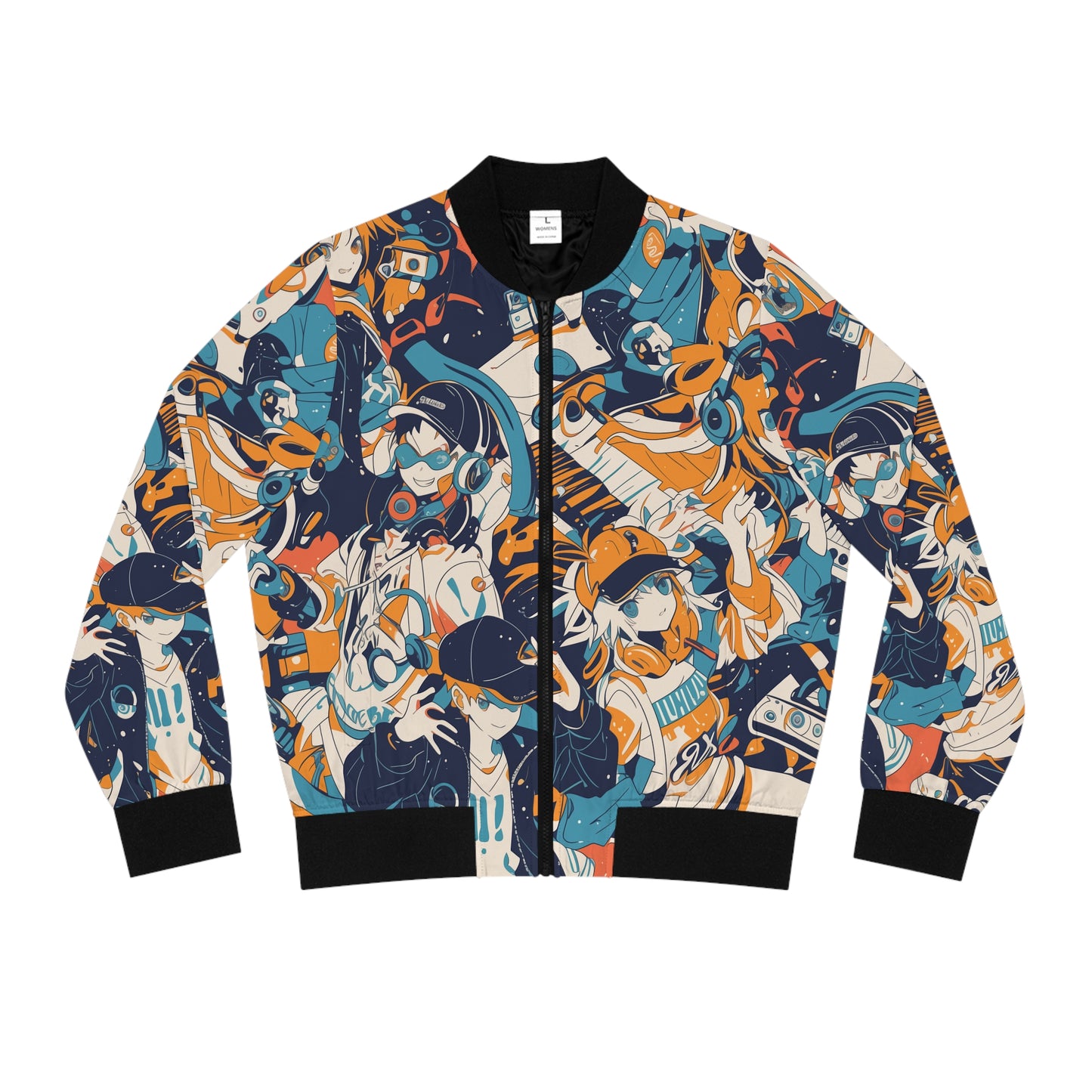 Anime Hip Hop (#3) Women's Bomber Jacket