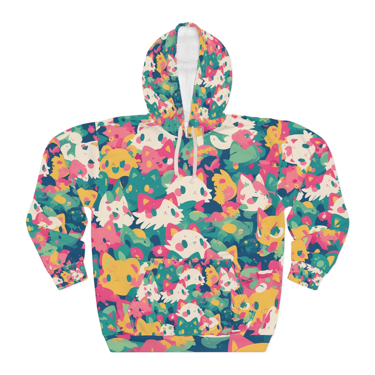 Kawaii Hidden Kitten Hoodie